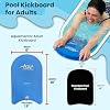 Aquamentor Competition Kickboard - High-Density Foam Board for Lap Swimming, Training, Pool Exercise, Water Aerobics - Swim Team Gear and Pool Accessories for All Levels - Textured Grip