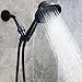 Shower Massager Handheld With Hose - Massage & Mist Hand Held Showerhead Kit - High Pressure Removable Head And Mount - Adjustable Massaging Rainfall Spray, 2.5 GPM - Oil-Rubbed Bronze