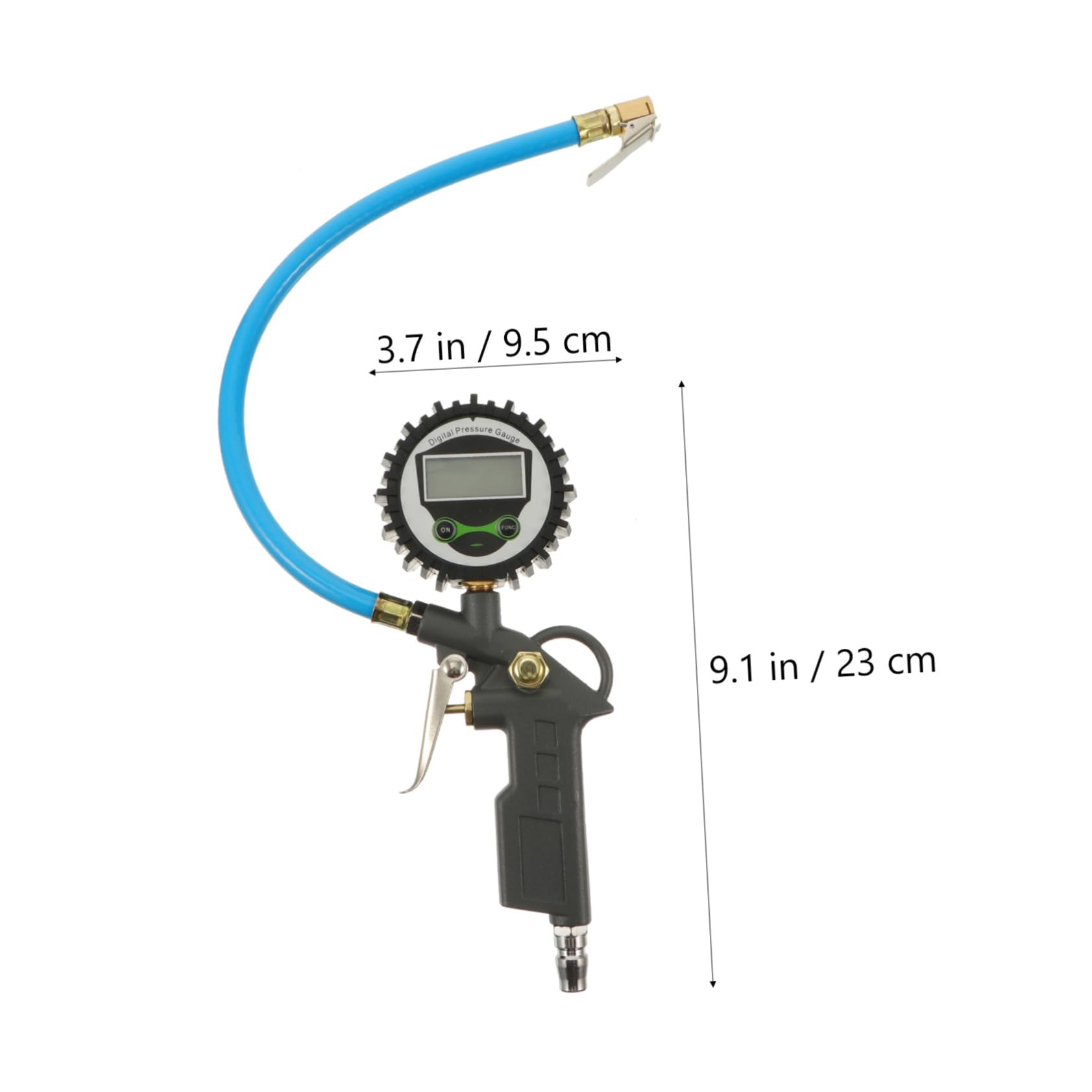 Manomètre Pression Pneus Numérique Précis Léger et Compact Jauge de Gonflage Auto Pratique pour Voiture Mesure Rapide