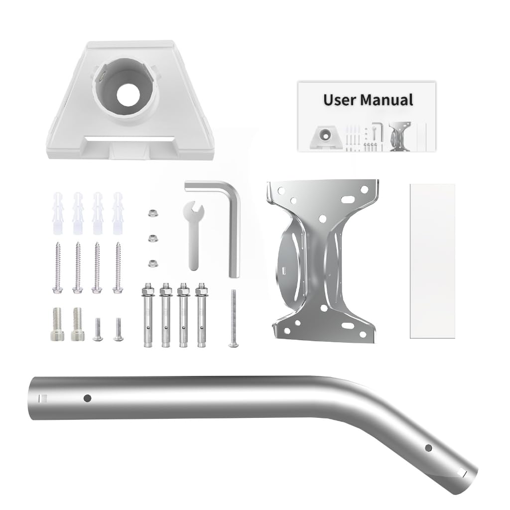 Accessoires de fixation murale pour satellite de toit avec outils d'installation inclus