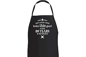 Personalized 80th Birthday Apron: A Timeless Keepsake for Kitchen Enthusiasts