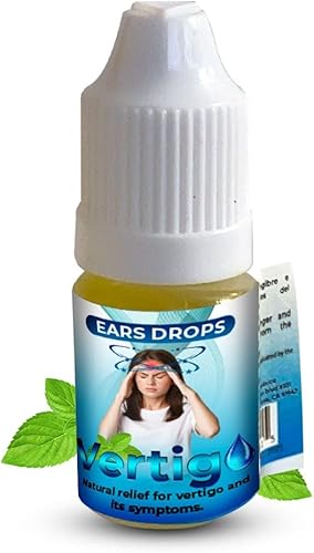 Gotas para Oidos para el tratamiento Vértigo 100% Natural, mareos, náuseas