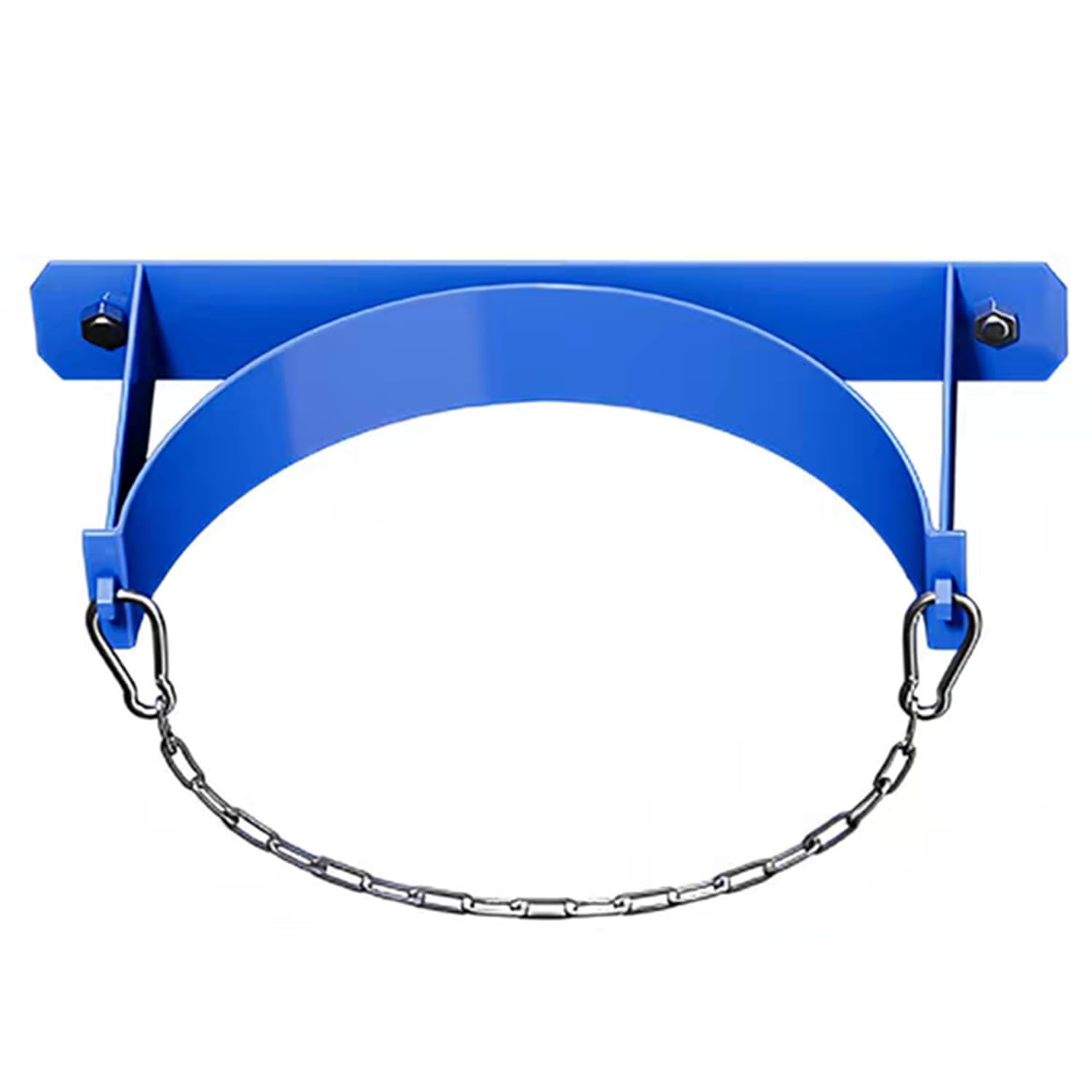 Soporte de Pared para Tanque de Oxígeno - Estante de Acero Resistente para Almacenamiento de Cilindros de Gas para Hospitales, Laboratorios, Fábricas y Escuelas(Blue,35cm)