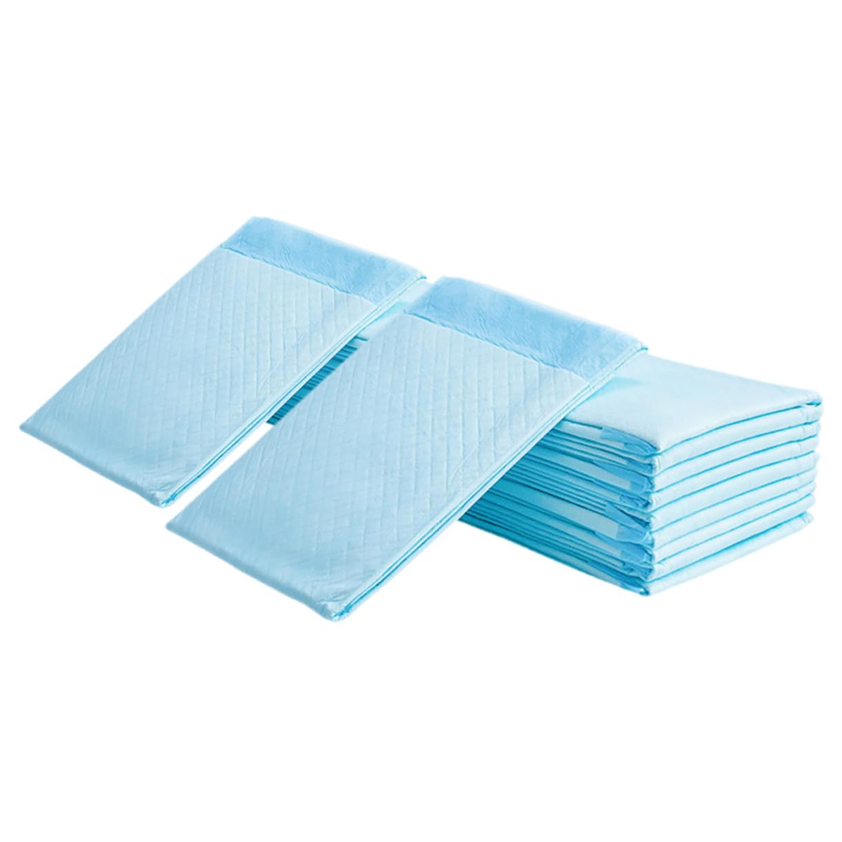 ORFOFE Einweg Wickelunterlagen 60x90cm für Babys Kinder Erwachsene Saugfähige Urinunterlagen mit Auslaufsicherer Kante Hautfreundliches Vlies Praktische Einweg Pads für Zuhause und Unterwegs