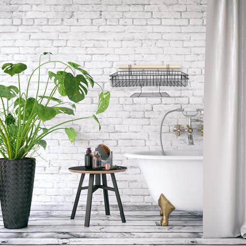 Cesta colgante de pared para solucionar el desorden en el baño 7
