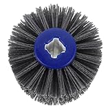 Surfaces polies finement : la brosse à meule de polissage offre un lissage méticuleux, réduisant considérablement les imperfections de surface et obtenant des finitions en bois brillantes et visuellement agréables, outil de dressage de meule, meule de finition