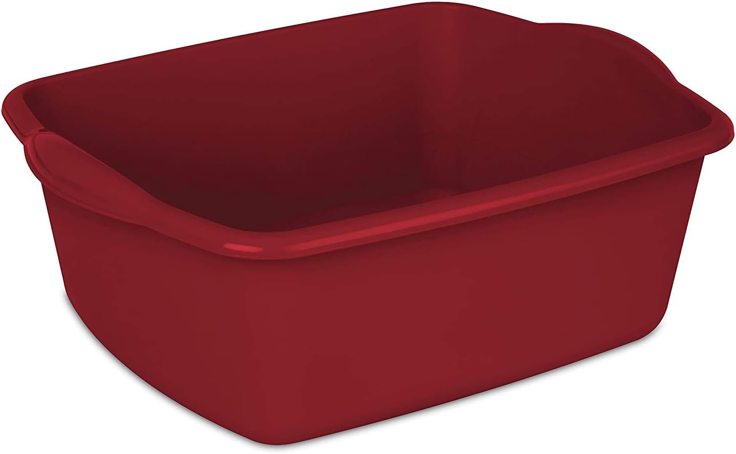 STERILITE 12QT RED Sterlite 12 Quart Dishpan Basin, 1 Pack