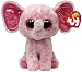 Produktbild TY 36728 - Ellie - Elefant mit Glitzeraugen, 15 cm, gepunktet, pink