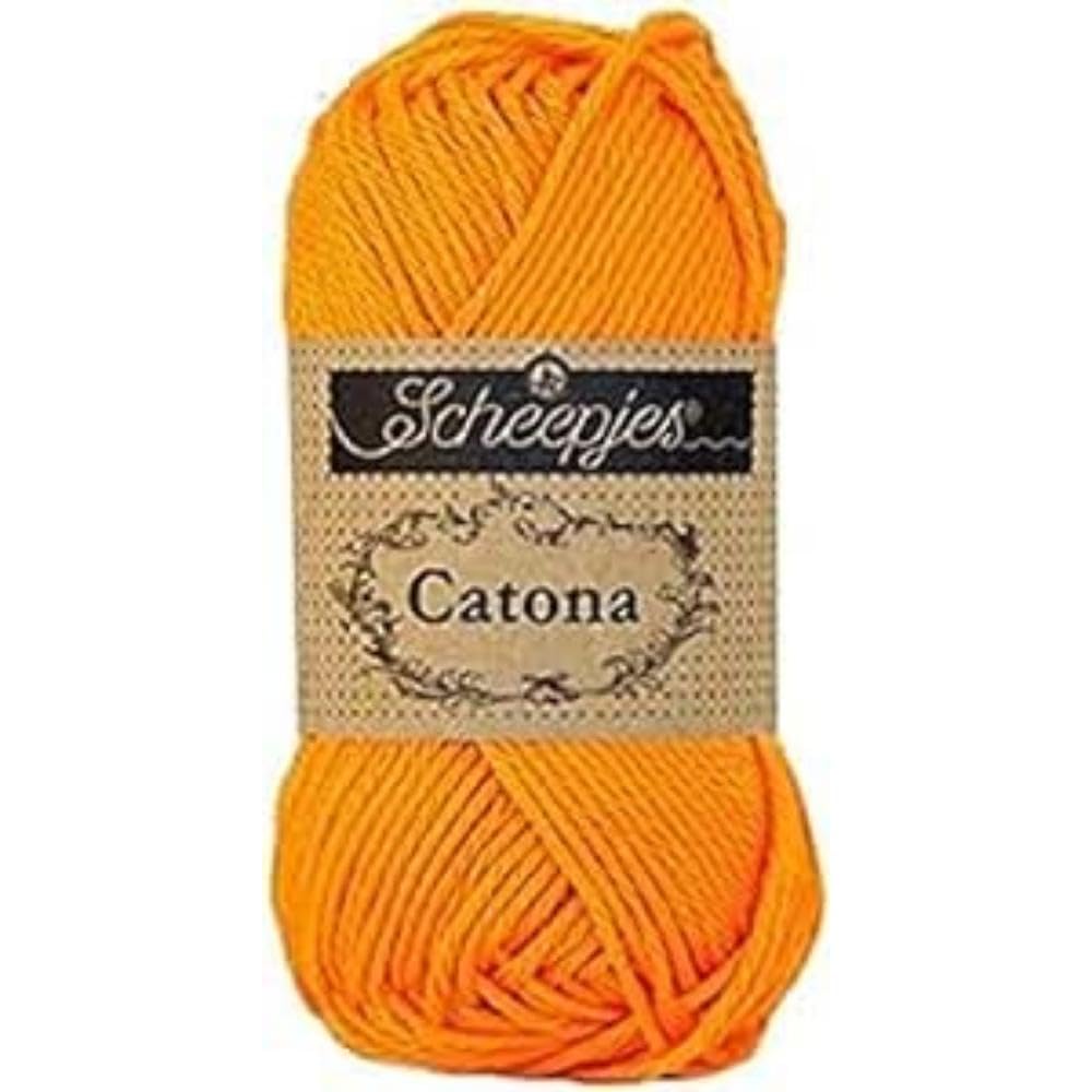 Scheepjes - Scheepjes Catona 281 Tangerine Yarn - 1x25g