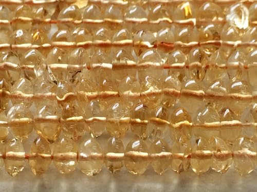 Perles de citrine de 13 pouces pour fabriquer vos bijoux d'été et accessoires bohèmes - 4