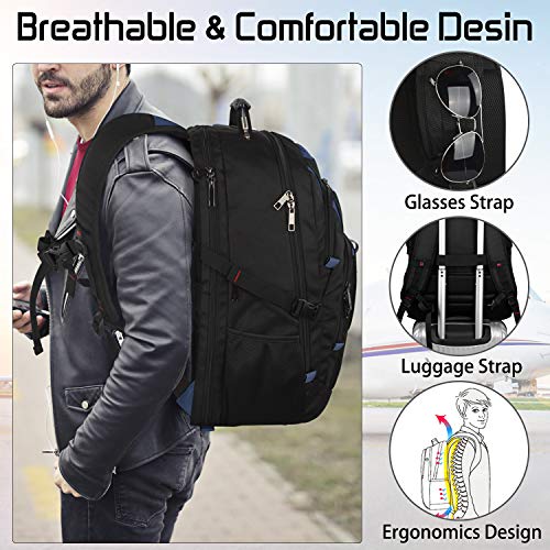 Extra Large Gaming Laptops Backpack with USB Charger Port - Image 5