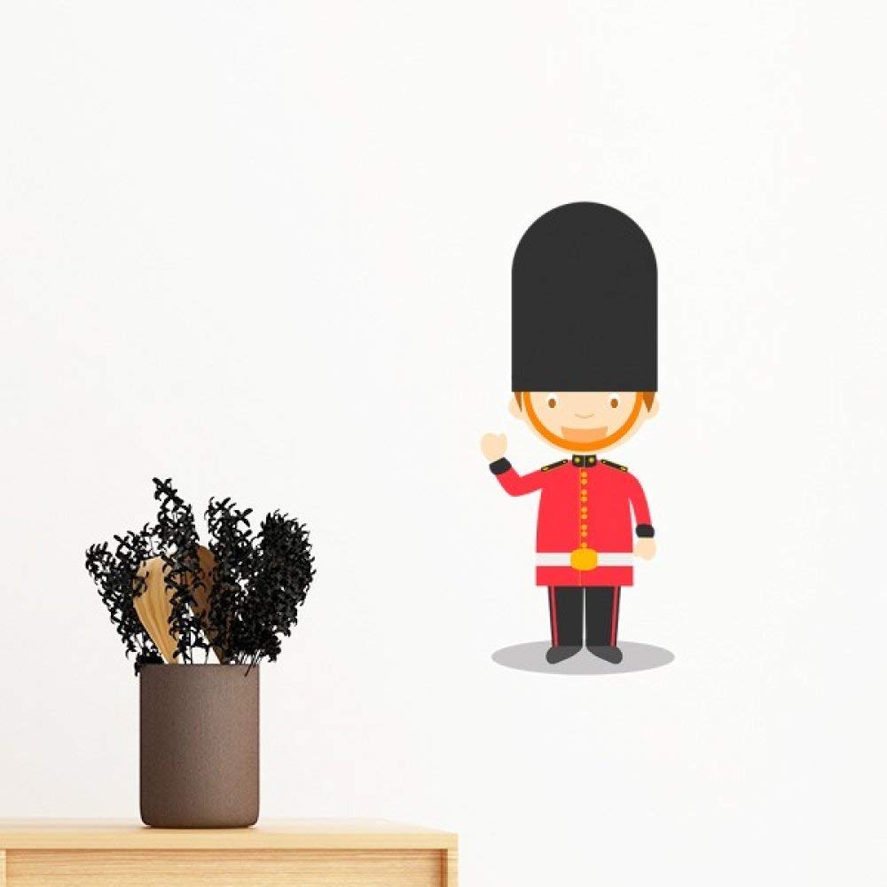 Sticker mural amovible facile à poser pour décorer une chambre d'enfant 80cm