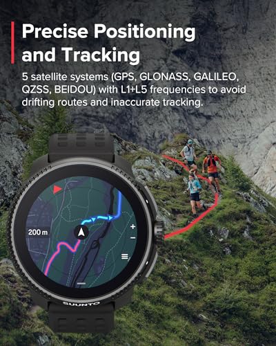 SUUNTO Race GPS Sports Watch, 1.43" AMOLED Touchscreen w/ Crown Button, 26 Days Battery Life, Training & Sleep Health Tracking, Dual-GNSS, 16GB Global Offline Maps, Lightweight for Running, Black - Image 4