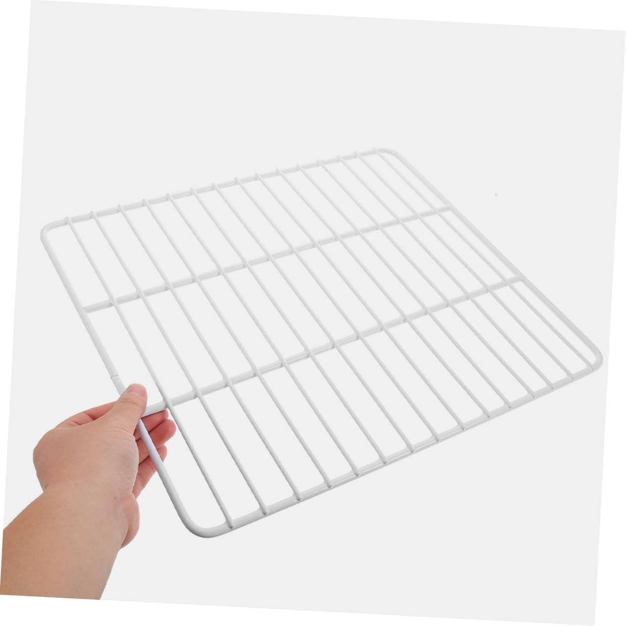 Divisor de Refrigerador Comercial Metálico 44x36 Cm Rejilla Ventilada Organizador de Congelador Horizontal para Almacenamiento y Categorización