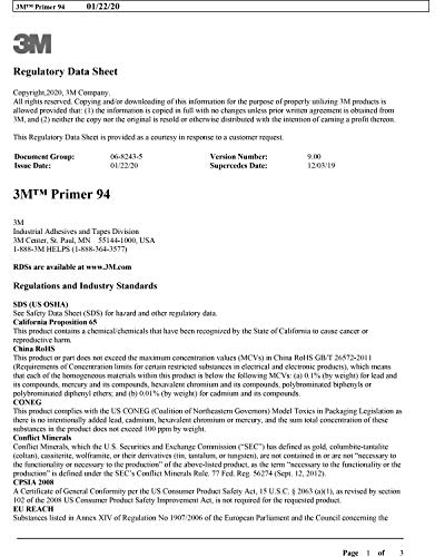 image for ESI Pen Containing 3M Primer 94 - Tape Primer Adhesion Promoter .47fl 