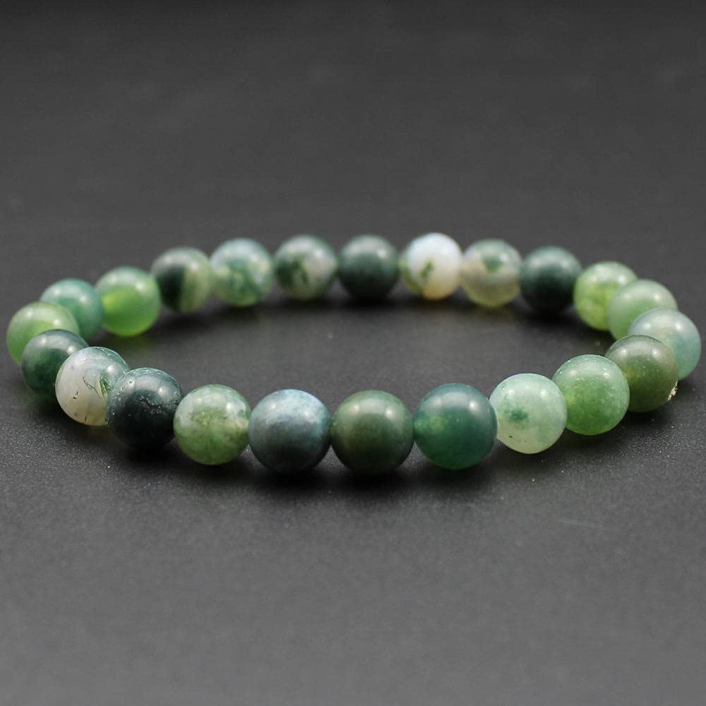 Bracelet Pierre Naturelle Chakra – Homme/femme, 8 Mm, Bijou Protection, Neuf