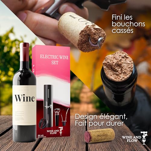 Ouvre bouteille électrique Wine and Flow pour vos soirées et repas - 4
