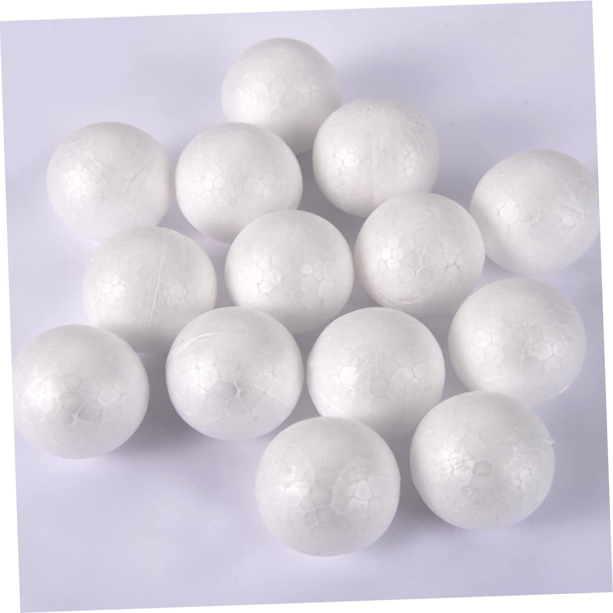 SHINEOFI 10pezzi Palline di Polistirolo da Decorazioni Fai da Te per Feste Alta Densità Superficie Liscia per Facile Verniciatura per Modellismo e Lavoretti