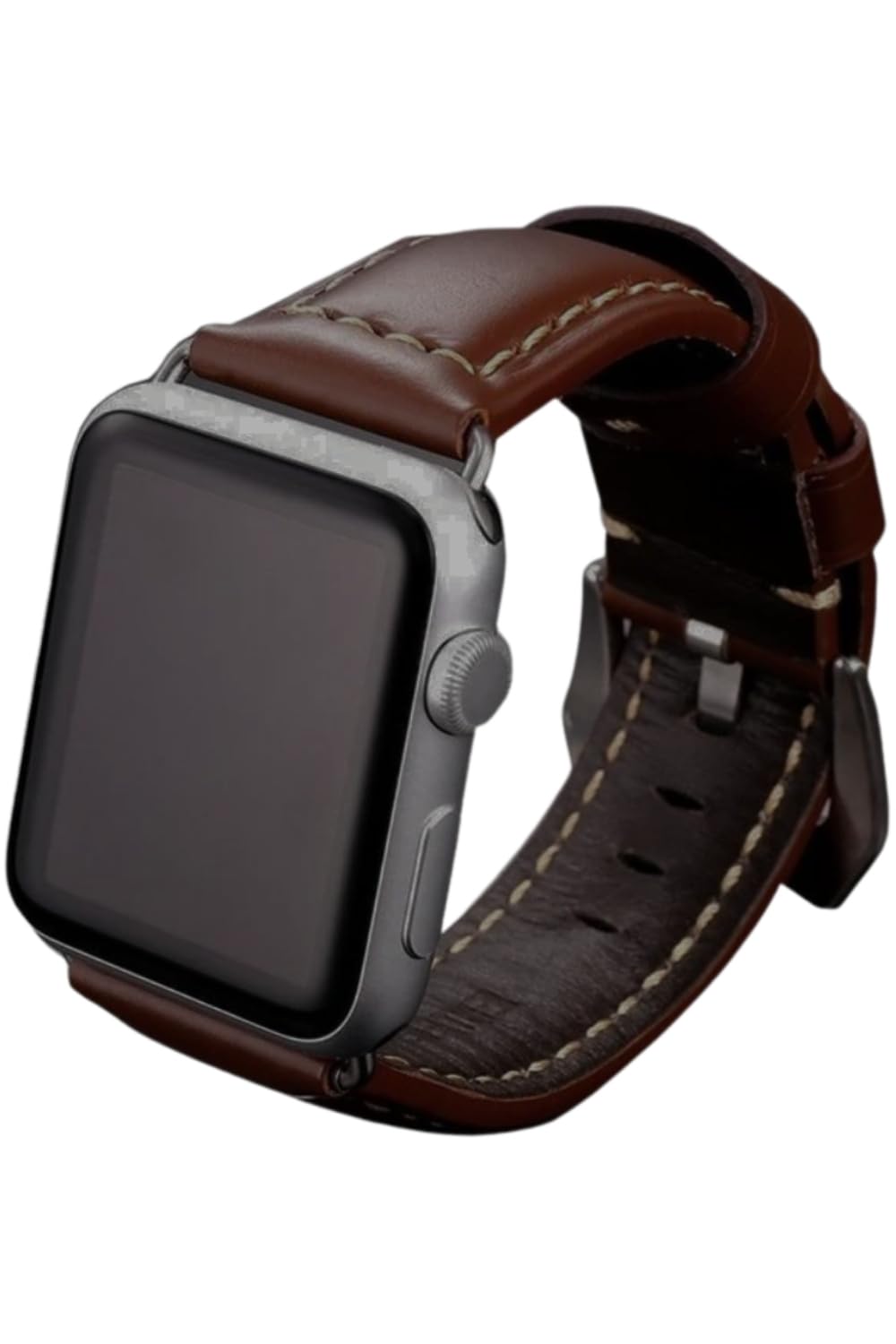 Amazon.co.jp: アップルウォッチ Apple Watch バンド 本革製 幅広24mm