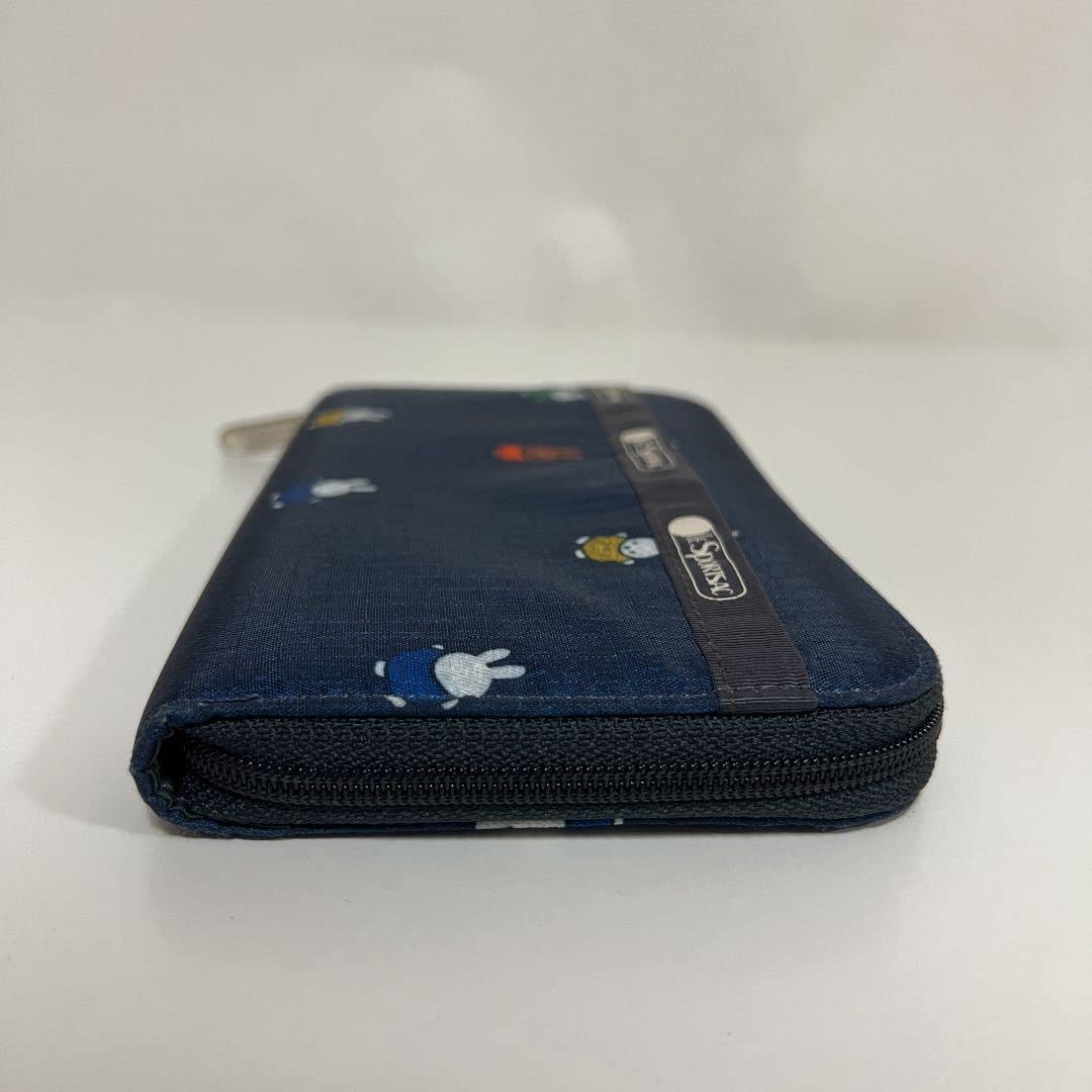 LeSportsac × Dick Bruna ミッフィー長財布 ブラック レスポートサック LeSportsac 長財布 TECH WALLET WRISTLET 3462