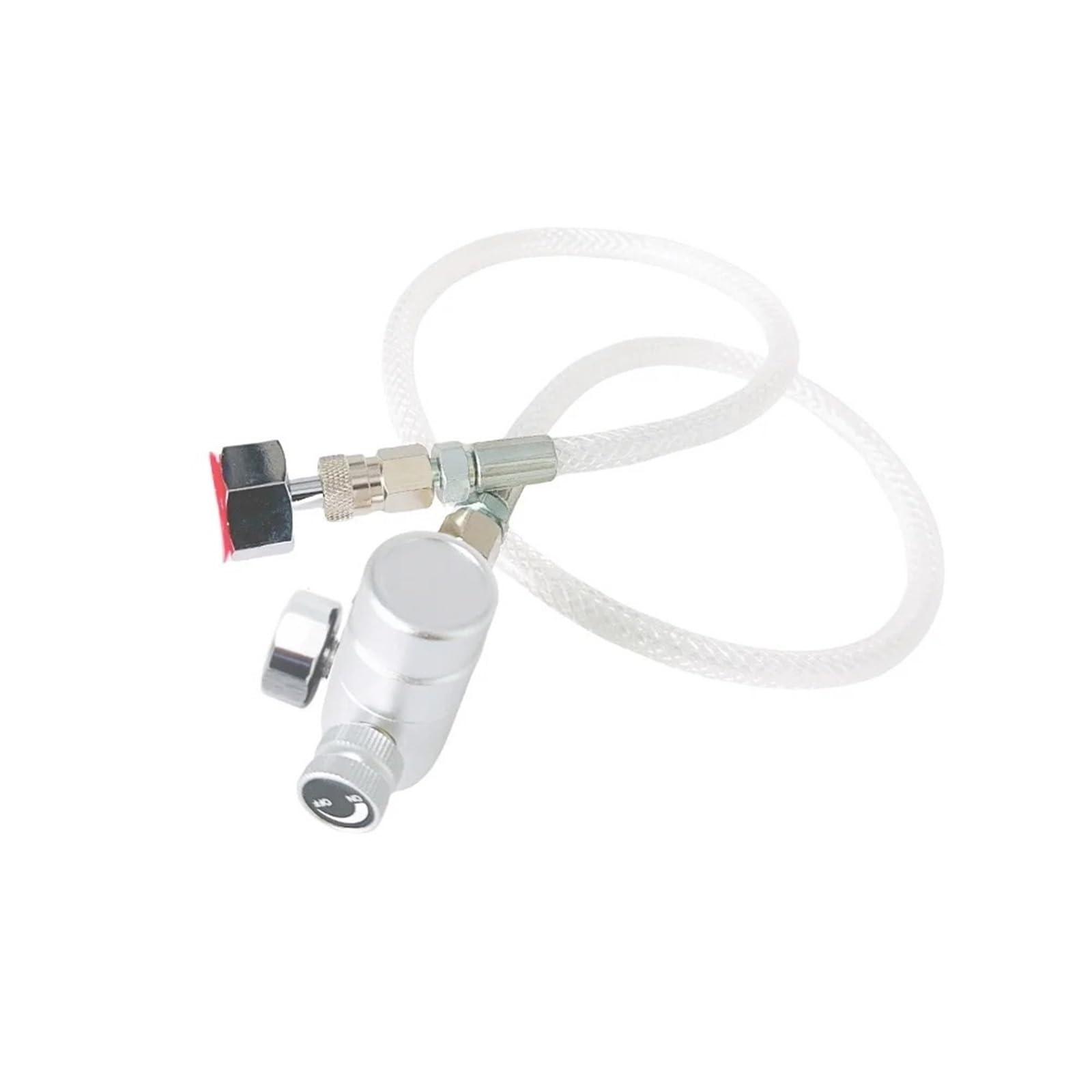 Sahnespender-Adapter mit M11 x 1 Gewinde, passend for NO2-Tank und Schlagsahne-Ladeflaschendosen, 580 g, Sahneglas mit M22-Gewinde(Only regulator)