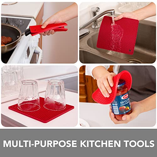 Image of Joyhalo 4 Pack Trivets for Hot Dishes