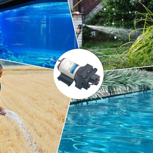 Image of 4138-111-E65 4138-111-A65 Water Pump for RV, Garden, Camperor Marine Use | 3.0 GPM, 55 PSI, 12 VDC 7.5 Amps Self-Priming up to 6 Feet Water Delivery Pump for Shower, Sprayer, Yacht Boat, Caravan