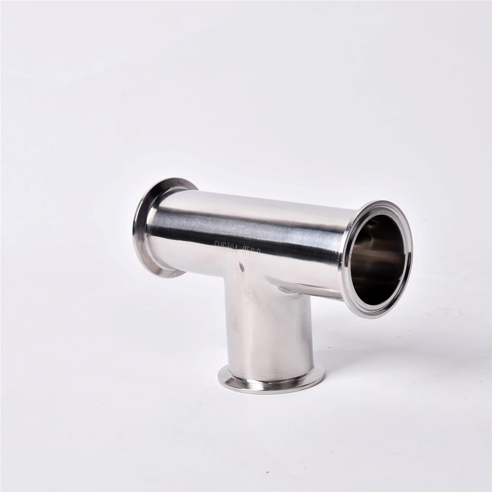 Ferrule 1.5” 2”OD50.5MM Fit Tri Clamp Stainless Steel SS304 3 Way tee Pipe Fitting(45mm x Ferrule 64)