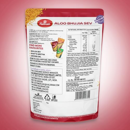 Image of Haldiram's Nagpur Aloo Bhujia, 1kg