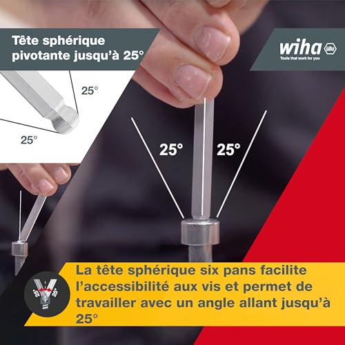 Clés coudées Wiha ProStar pour accès difficile SB369TS9 - 4