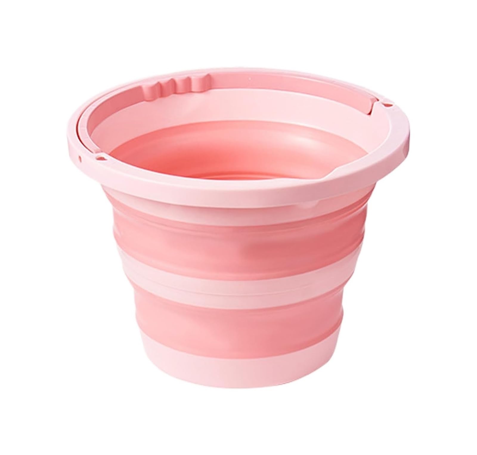 Camping folding bucket, Folding Water Bucket Multicolor 6L With Handle Outdoor Hiking Fishing