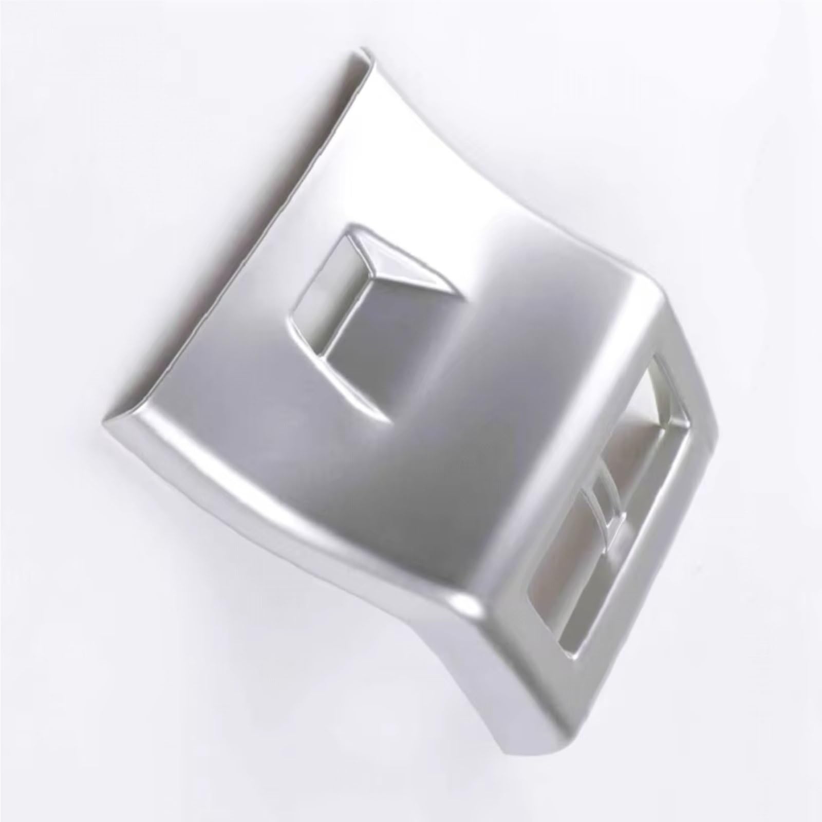 Gfrdmaz Silver Air Vent Decorative Cover Auto Armrest Rear Air Conditioner Outlet Frame Cover Decoration Panel Car Styling Compatible With Toyota For Camry 2018 2019 2020(Silver)