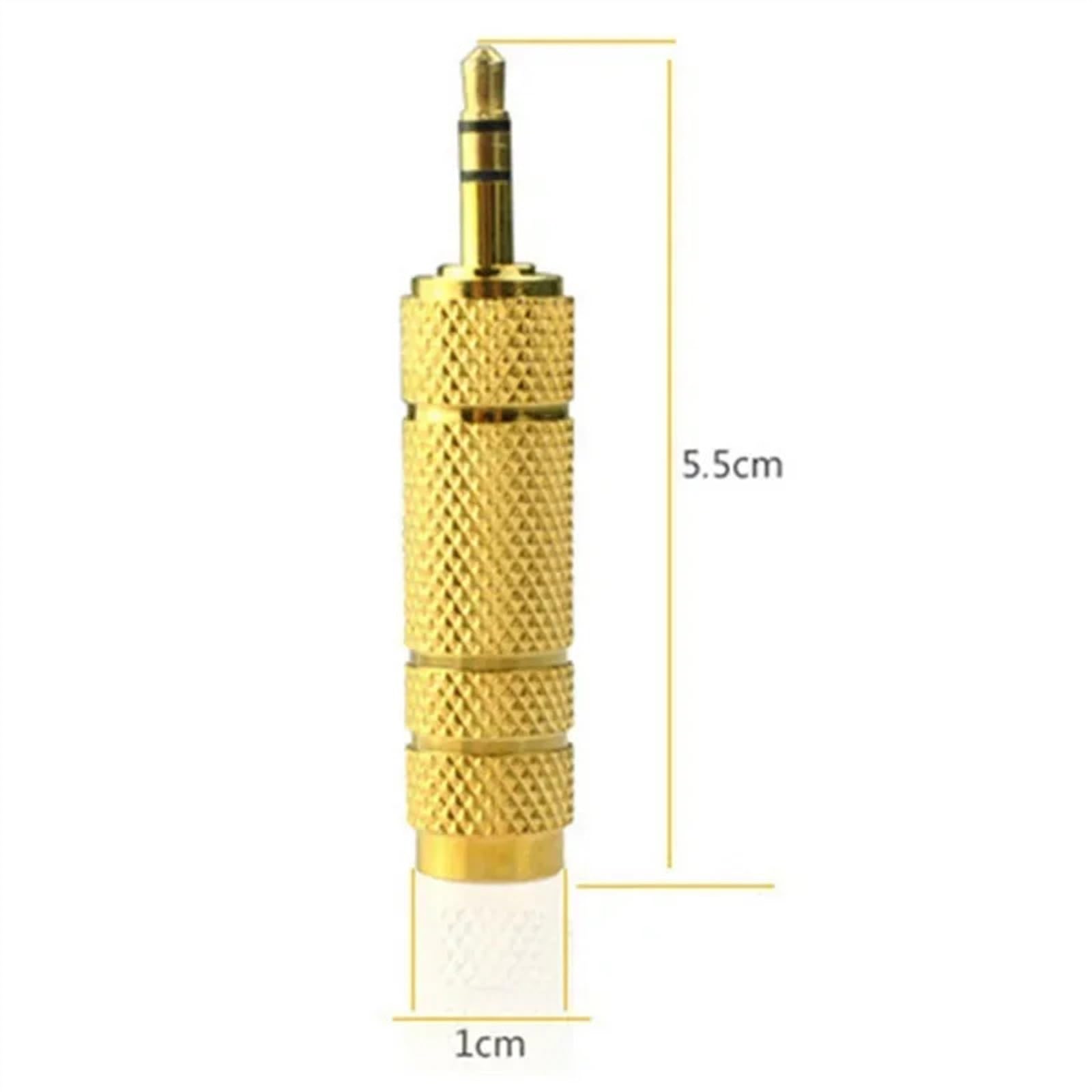 Adaptateur Audio Jack 3.5mm à 6.5mm, convertisseur 3 pôles, Adaptateur 6.35 à 3.5, connecteur mâle Femelle(10pcs)