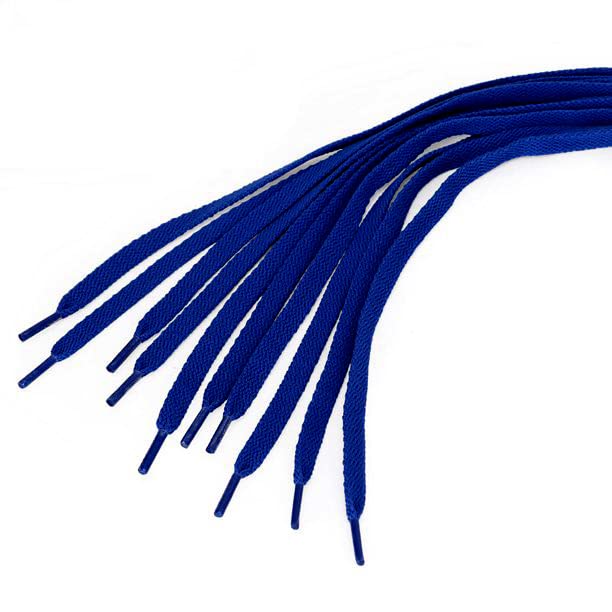 Image of 2 PAIRS Flat Shoe laces 48 Inches Wide Shoelaces for Athletic Running Sneakers Sports Shoes Boot Laces Strings (2 Pairs)