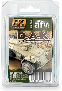 AK Interactive Africa Korps Weathering Set # 00068