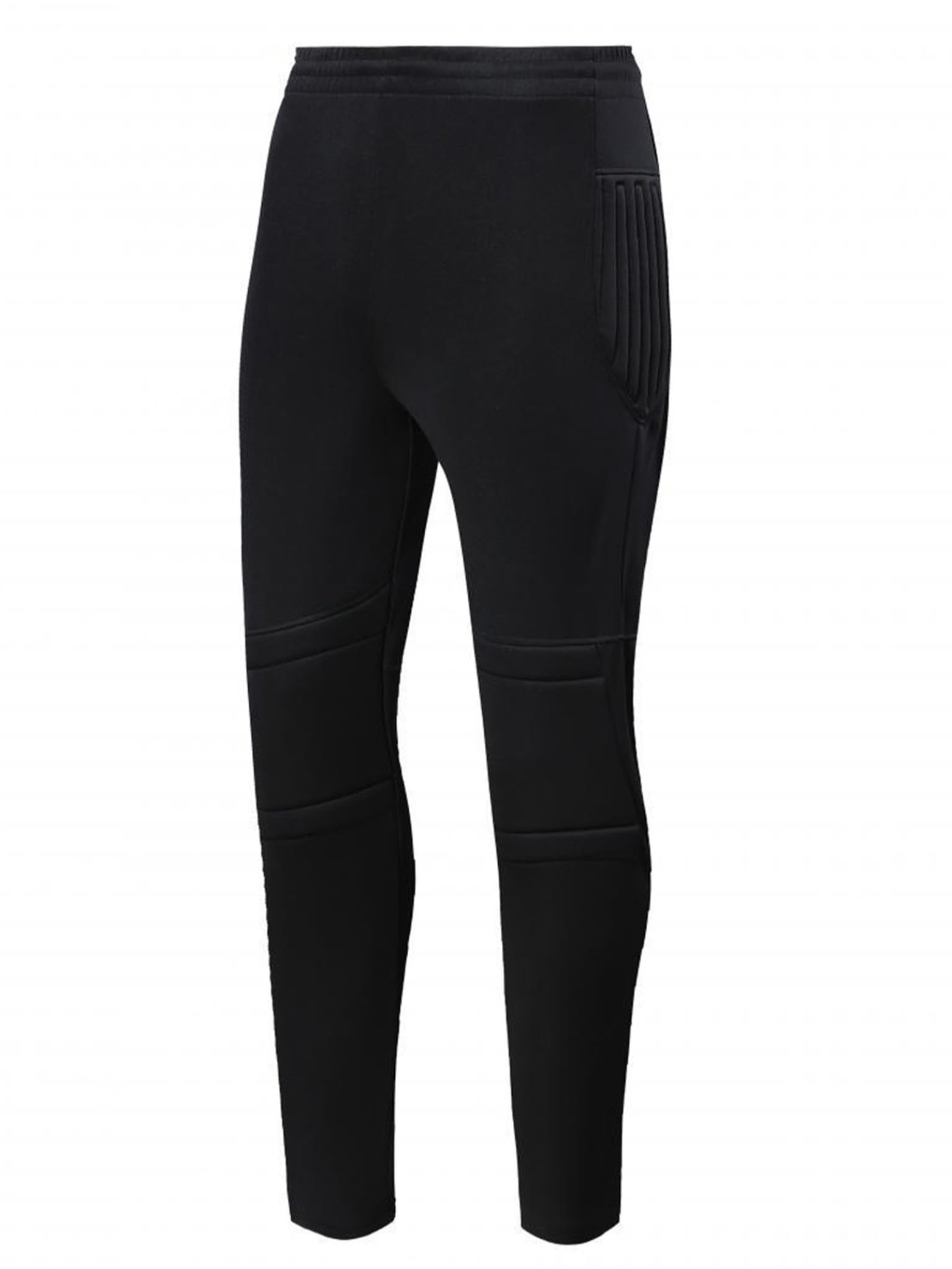 Pantalones de portero para niños, pantalones de portero de fútbol, largos, acolchados, elásticos, pantalones de entrenamiento para niños
