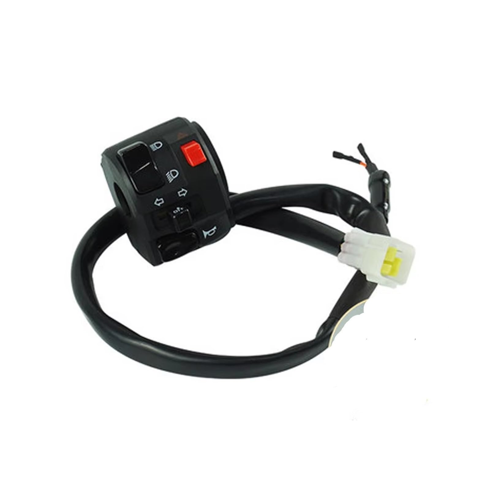 Interruptor De Control Del Manillar De La Motocicleta Compatible Con Benelli Para TORNADO Para TNT300 Para Keeway Interruptor De Faro Izquierdo Derecho motocicleta Luces Interruptor(Left)