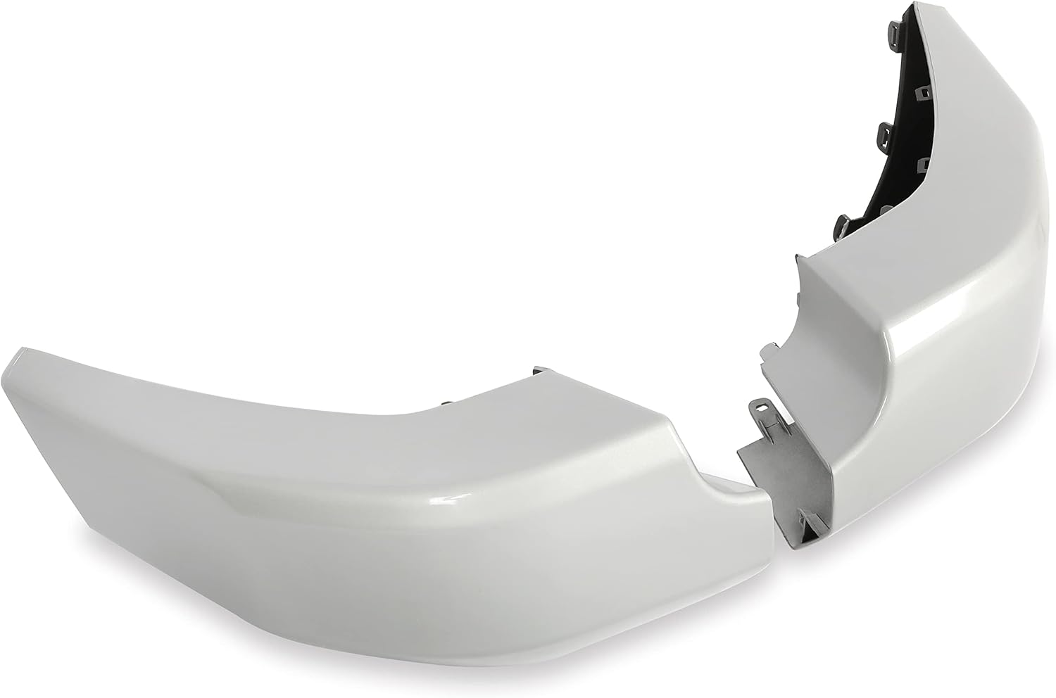 KUAFU Rear Bumper End Caps Compatible with 2007-2014 Toyota FJ Cruiser Replacement for TO1104121 TO1105121 5246235021 5246235021 Bumper Corner Cover Driver & Passenger Side - Silvery