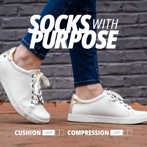 OS1st Unisex No Show Athletic Nekkid Comfort Socks, light compression, added stability, non-slip wear & improved circulation2