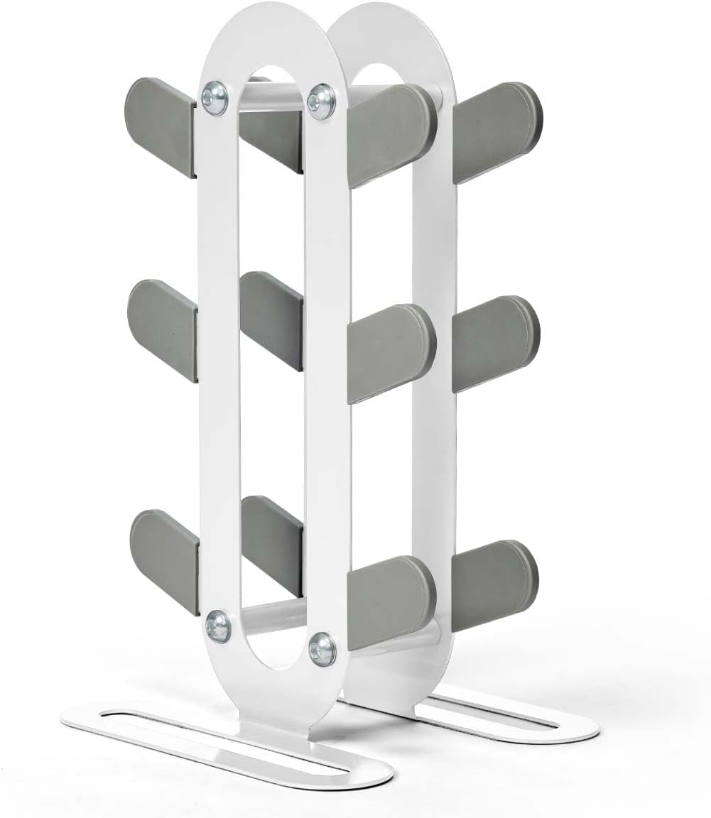 YOTTOY Compact Dumbbell Rack-Weight Rack for Home Gym, Sturdy Weight Holder for Dumbbells, Small Weight Rack for Weights & Dumbbell Rack Stand Only