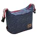 Artibetter à Pique- Nique Thermique Oxford Feuille Portable Déjeuner Isolé à Fourre- Tout de Refroidisseur Bento à Lunch Boîte de Conteneur Boissons avec Fermeture à Glissière
