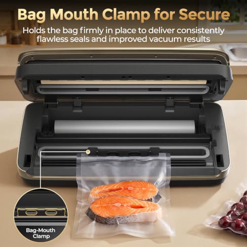 Vacuum Sealer Machine 95kpa Precision Food Sealer Double Heat Seal - image 7
