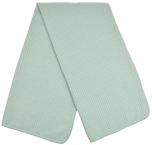 Sinland Microfiber Hair Drying Towel Waffle Weave Towel Extra Large Hand Bath Towels 20 Inchx40 Inch Light Jade