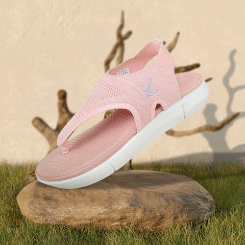 Image of KazarMax FlexiKnit Women Casual Sandal | Breathable | Stylish | Anti-Skid | Durable | Comfortable | Sporty Thong Sandals