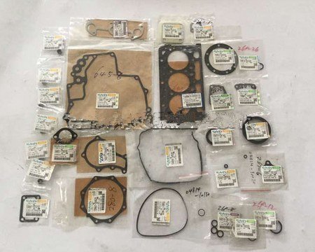 GOWE set completo di guarnizioni Per kubota motore parti D662 revisione guarnizione kit completo guarnizione set con guarnizione testa cilindro 16861-03312