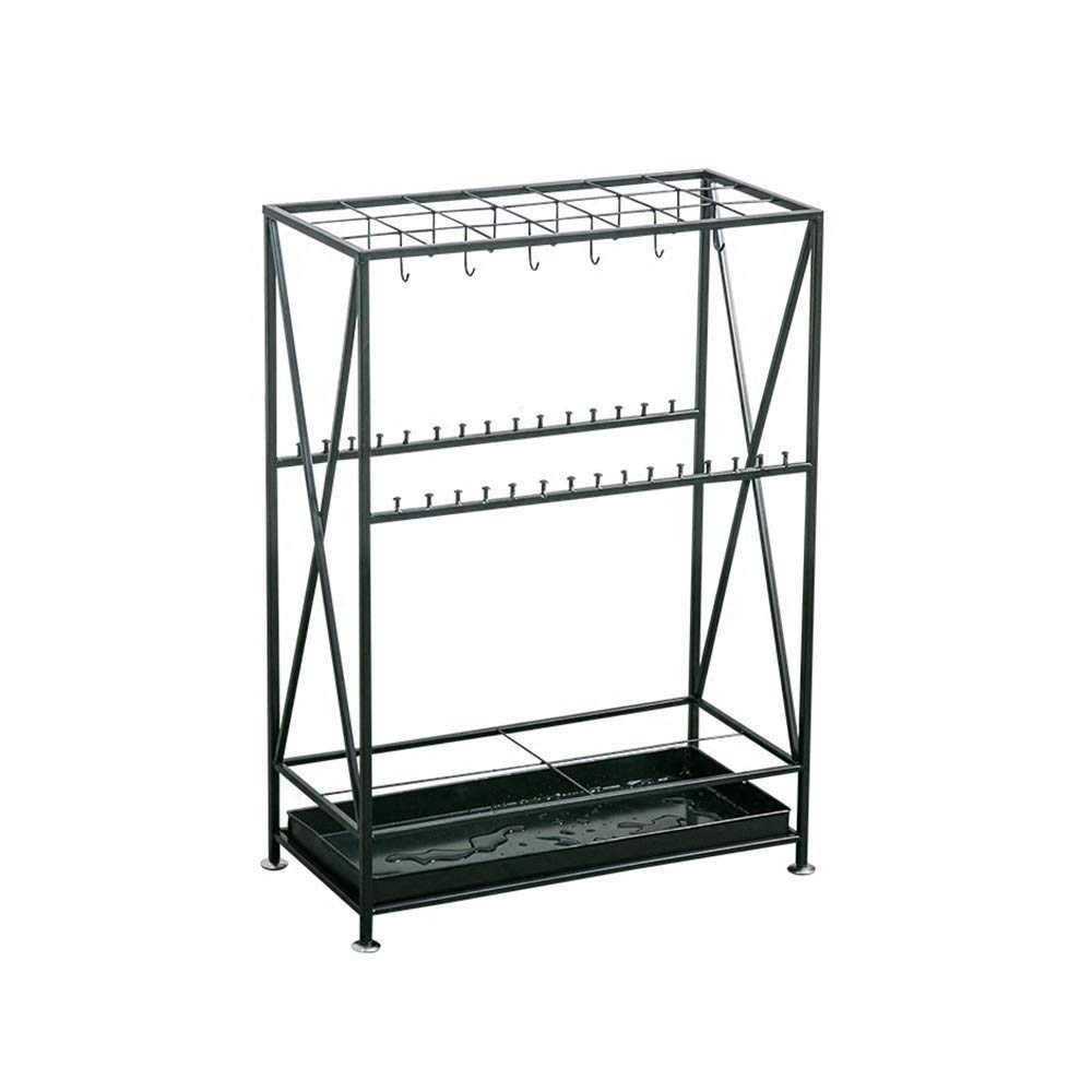 Seau de parapluie de type sol CHEWYNP en métal 12 trous pour entreprise