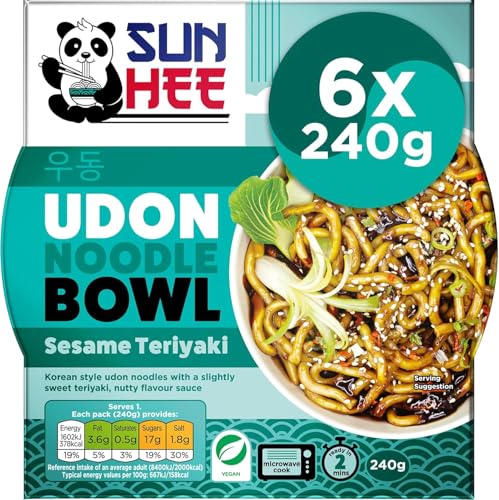Sun Hee Sesame Teriyaki Udon Bowl 6X240g