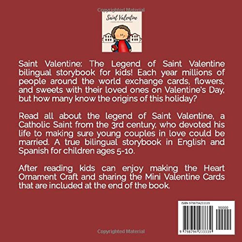 Saint Valentine: The Legend of Saint Valentine - San Valentin - A Bilingual Book in English and Spanish (Around the World by Magic Spells for Teachers LLC) - Image 2