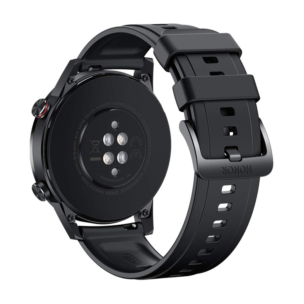 HONOR MagicWatch 2 46 mm SmartWatch frequenza cardiaca, monitoraggio stress +SpO2, chiamata Bluetooth, GPS 5ATM , modalità di esercizio fitness, nero (rinnovo)