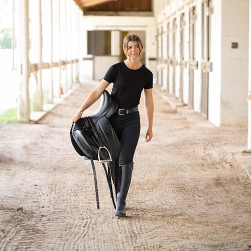 Equinavia Anna Womens Tailored Full Seat Breeches - Black - 34